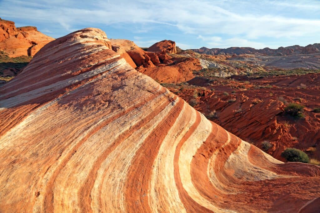 Fire Wave, Valley of Fire State Park, bei Las Vegas, NV, USA
