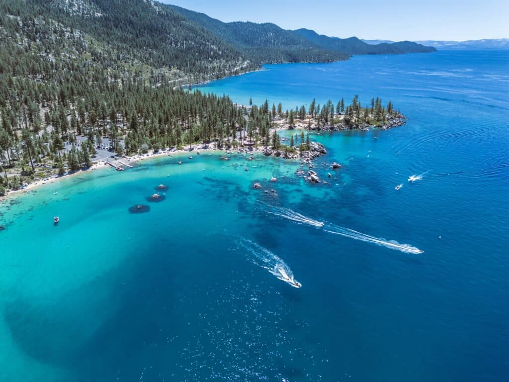 Lake Tahoe during late summer