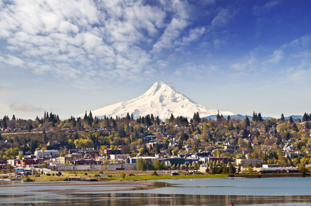 Beautiful hood river city