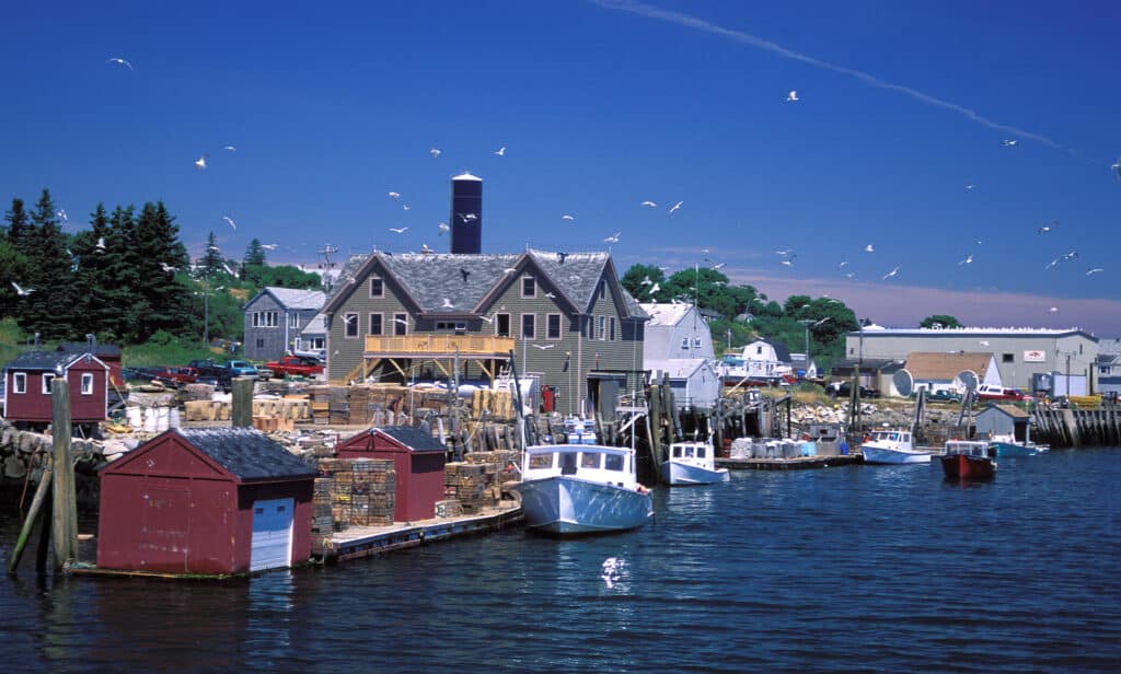 New England Fishing Village, Vinalhaven Island, Maine