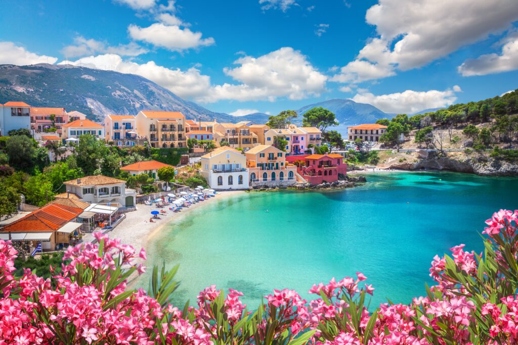 Assos village in Kefalonia, Greece