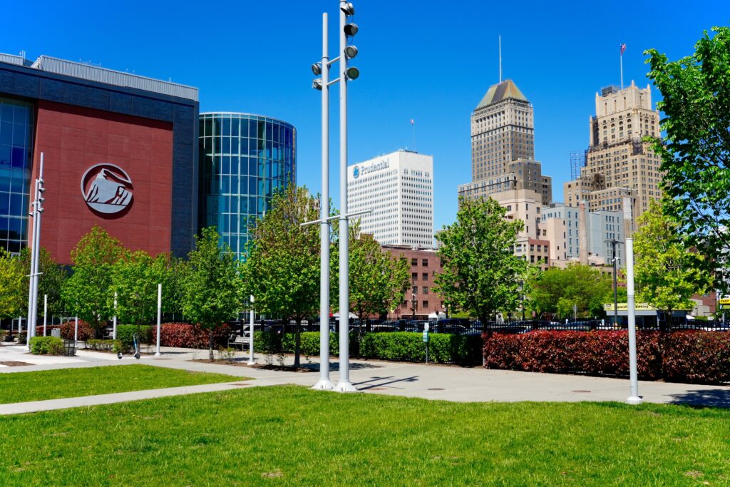 Newark, NJ, USA: A downtown Newark landmark since it opened in 2007, The Prudential Center is the home of the NHL New Jersey Devils, college basketball and top music events.