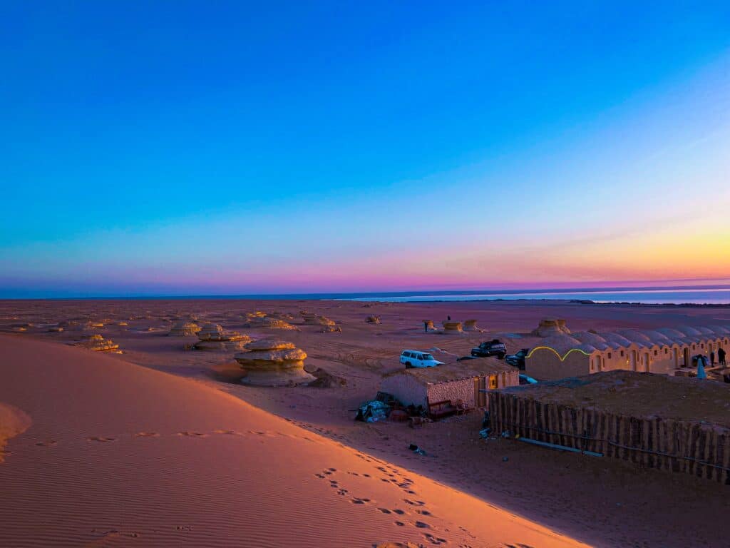 Rose desert at Fayoum, Egypt
