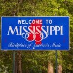 Mississippi Welcome Sign Birthplace of America's Music