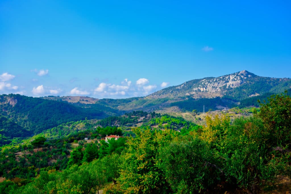 Panaromic View of Mount Ida in Aegean region, Turkey