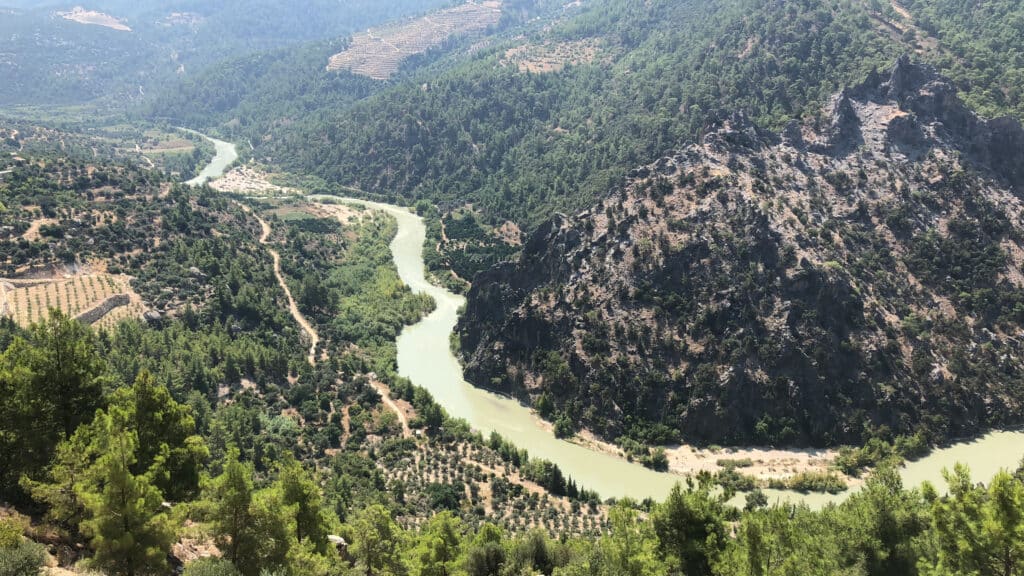 Goksu River in Mersin Turkey