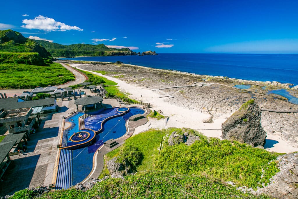 Asia Taiwan green island natural landscape