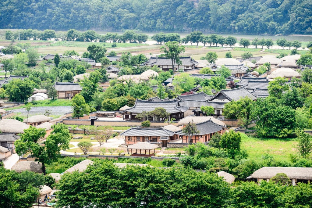 Andong is famous for Korea cultural assets that doesn't need a property release. Here is UNESCO World Heritage Site