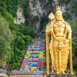 Beautiful scenery of Batu Caves in Malaysia