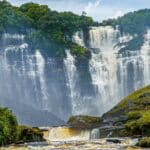 The Calandula Falls are waterfalls in the municipality of Calandula, Malanje Province, Angola