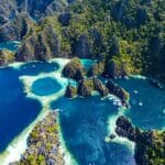 Twin Lagoon at Coron Island in the province of Palawan, Philippines.