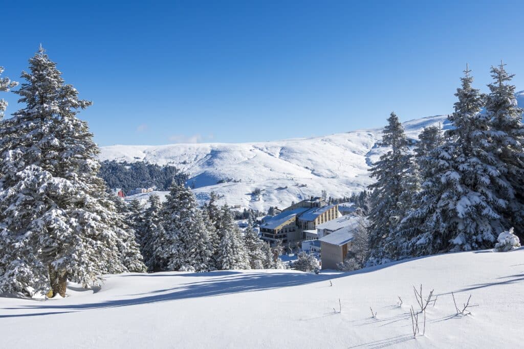 The Uludag Mountain view in Turkey