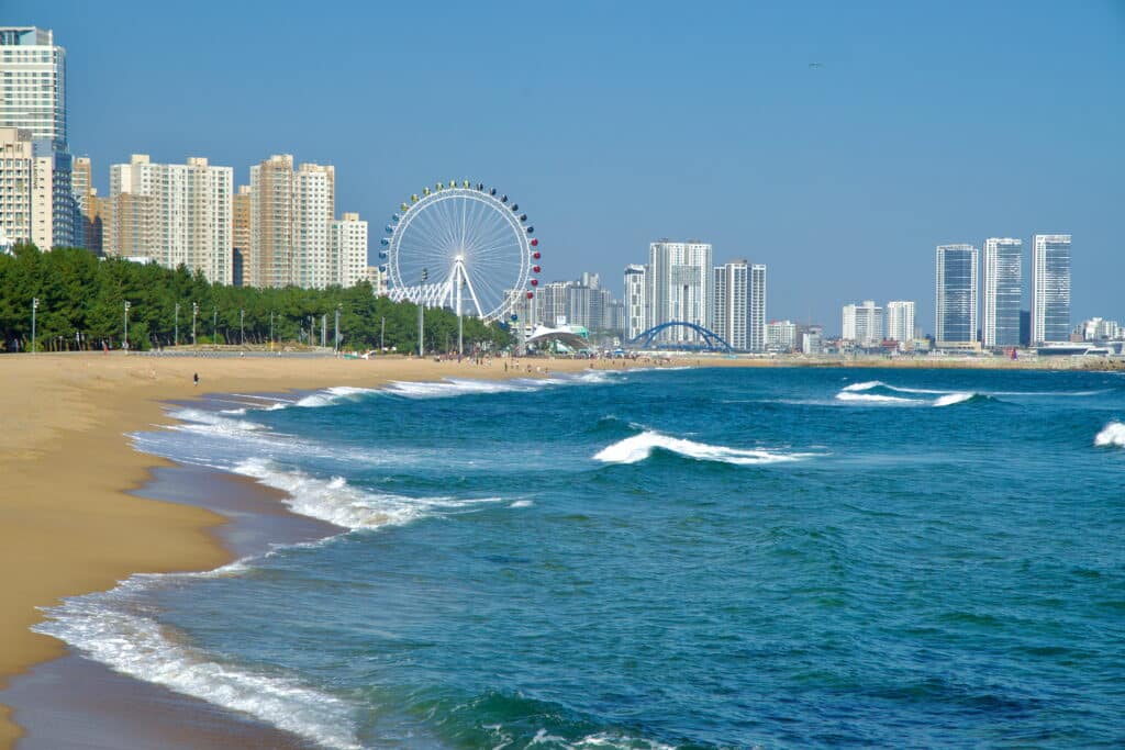 View of Sokcho Beach and Sokcho Eye