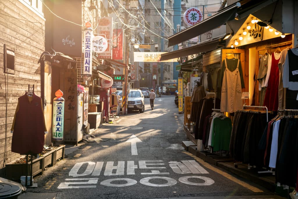 Traditional shops in Insadong