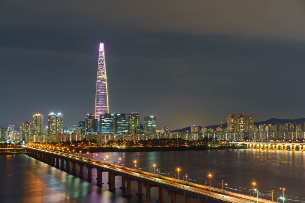 Seoul City at Twilight, South Korea
