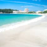 Shirahama Beach Wakayama with white sand and turquoise water Japan