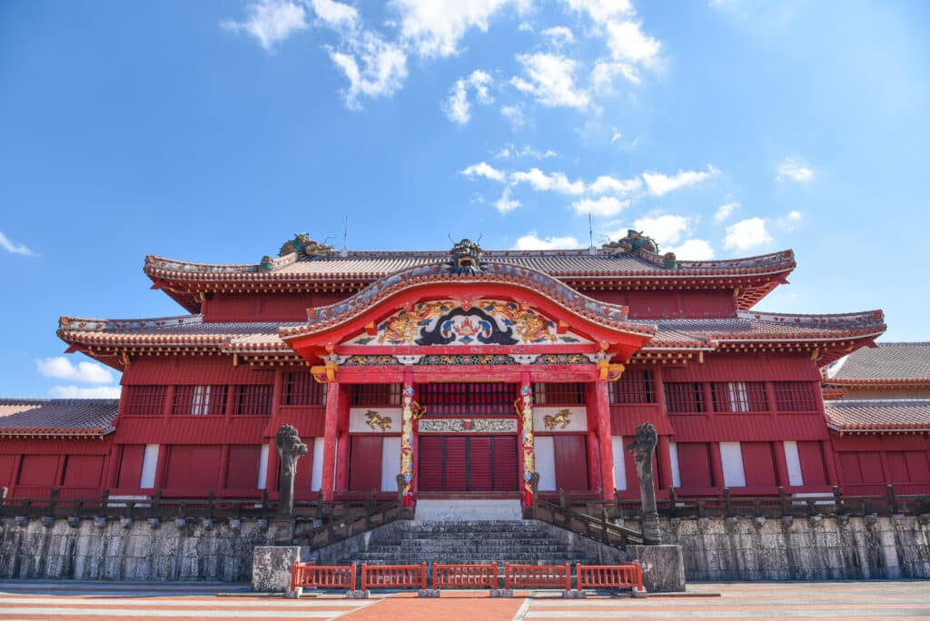 Shurijo Castle showcasing Ryukyu culture in Okinawa