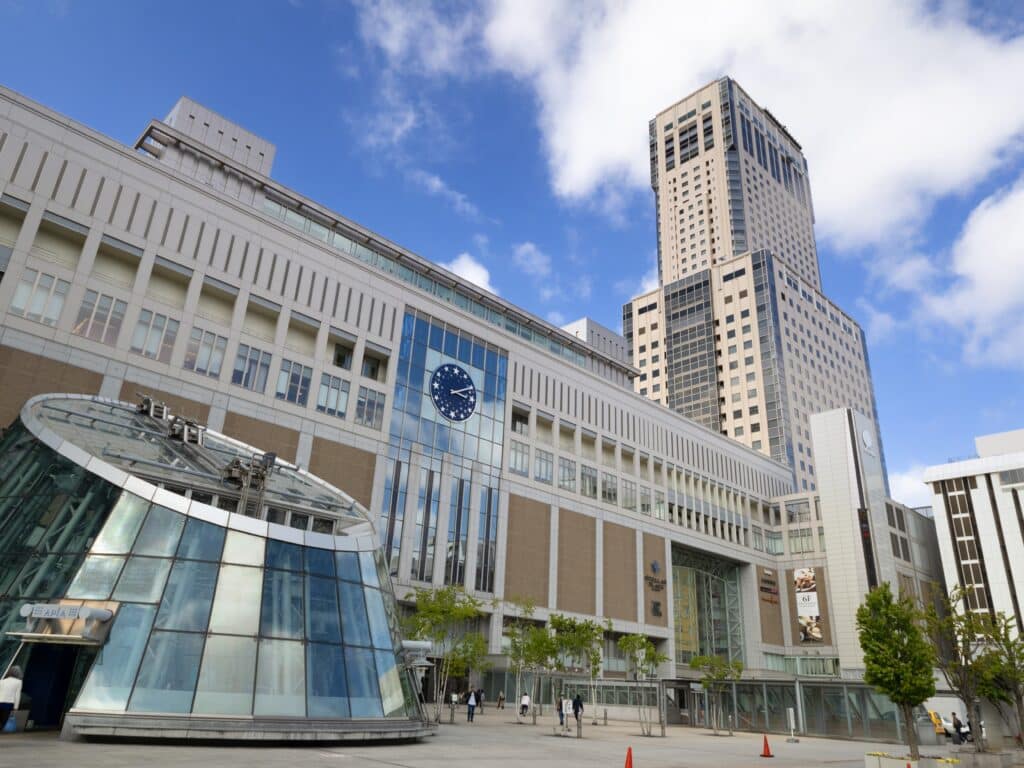 Sapporo Station complex and JR Tower in central Sapporo, Hokkaido